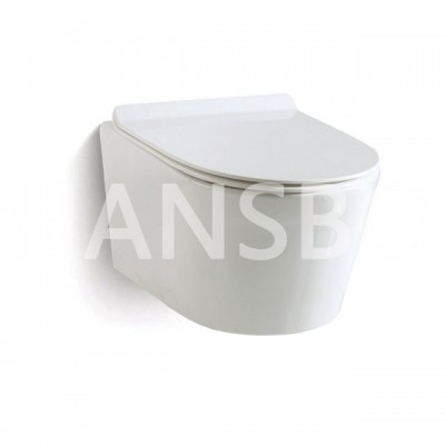 Square Wc Wall-hung Toilet Bowl Ceramic European Wall Hung Toilet 1049