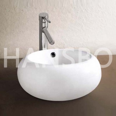 Composite Wall Hung Counter Top Choices Wash Basin Solid Surface Acrylic Resin Stone Bathroom Sink 7177