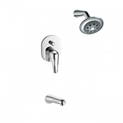 Single-lever shower/Bath mixer AD5902 Column Luxury Bathroom Thermostatic Shower Set / Multifunction Concealed Shower